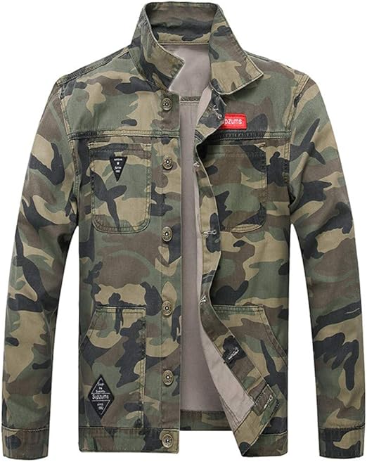 long camo denim jacket