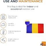 AZ FLAG Romania Flag 3x5 ft 100D Polyester with Two Metal Grommets view 5