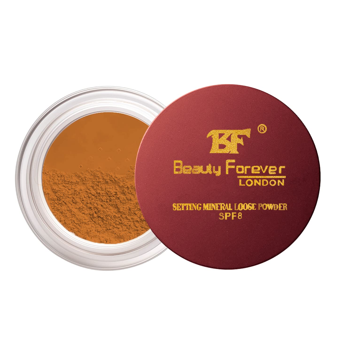 Beauty Forever Mineral Loose Powder, Lightweight Matte Finish Face Powder, Buildable & Long Lasting Shine Control, Suitable for all Skin Types, Natural Looks, Available in 7 Shades (108 Cinnamon)