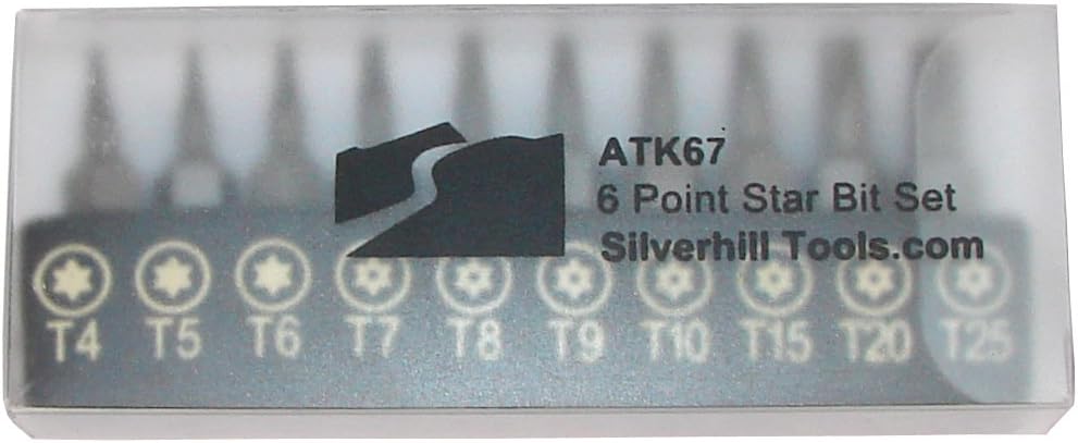 Silverhill Tools ATK67 Star Bit Set (6 Bits) with Security Feature, Variety Pack - Image 3