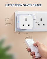 DEWENWILS Remote Control Sockets 13A 3120W 30M/100FT 2 Remotes 5 Sockets view 6