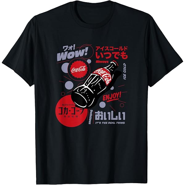 Amazon.com: Coca-Cola Coca Cola Destination Tokyo T-Shirt, Small