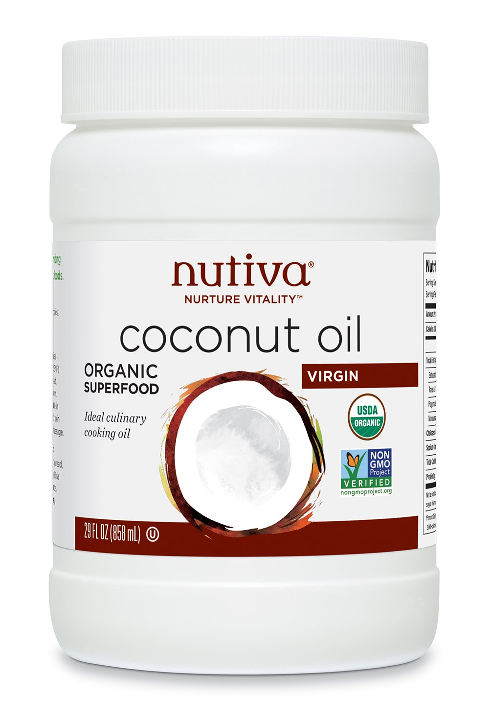 Nutiva Organic Virgin Coconut Oil ProNatural Health & Personal Care