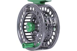 Kylebooker Fly Fishing Reel Large Arbor CNC-machined Aluminum Alloy Body Fly Reel 3/4wt 5/6wt 7/8wt