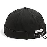 CLAPE Watch Cap Work Beanie Corduroy Docker Leon Brimless Hat Rolled Cuff Harbour Hat