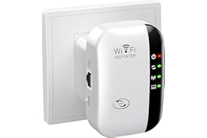 WiFi Extender Signal Booster Up to 5000sq.ft and 55+ Devices, WiFi Range Extender, Wireless Internet Repeater, Long Range Amp