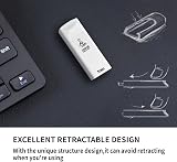 TCELL Push 128GB USB 3.2 Gen1 Flash Drive White Retractable Speed 100MB/s view 5