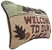 Manual Call of the Wild Throw Pillow, 12.5 X 8.5-Inch, Welcome to Our Cabin