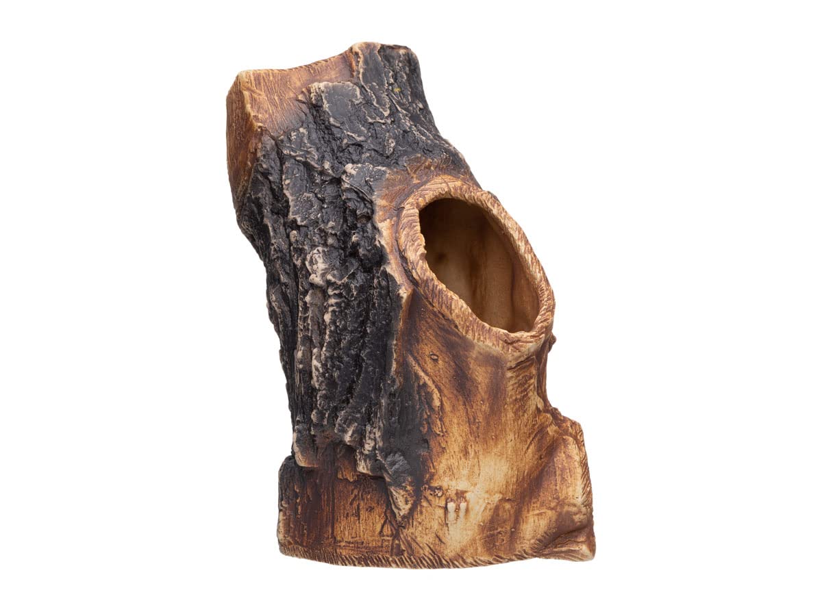 Plecoceramics Large Tree Lodge Aquarium Cave Hiding Place for Fish Ceramic Decoration Hideout Log for plecos and Cichlids