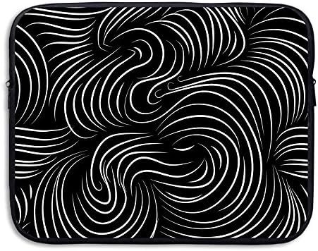 PopKindom Laptop Sleeve Laptop Sleeve Case Cool Geometric Line Pattern Neoprene Carrying Bag Briefcase Handbag For 13 Inch For All Computer Ultrabook/Lenovo Dell/MacBook Pro/Macbook Air