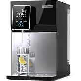 FreeLake Countertop Reverse Osmosis Water Filter, Tank or Direct Water Line | NSF/ANSI 58, 6-Stage RO with UV, 3:1 Pure-to-Drain, Real-Time TDS Monitor, Metal Housing