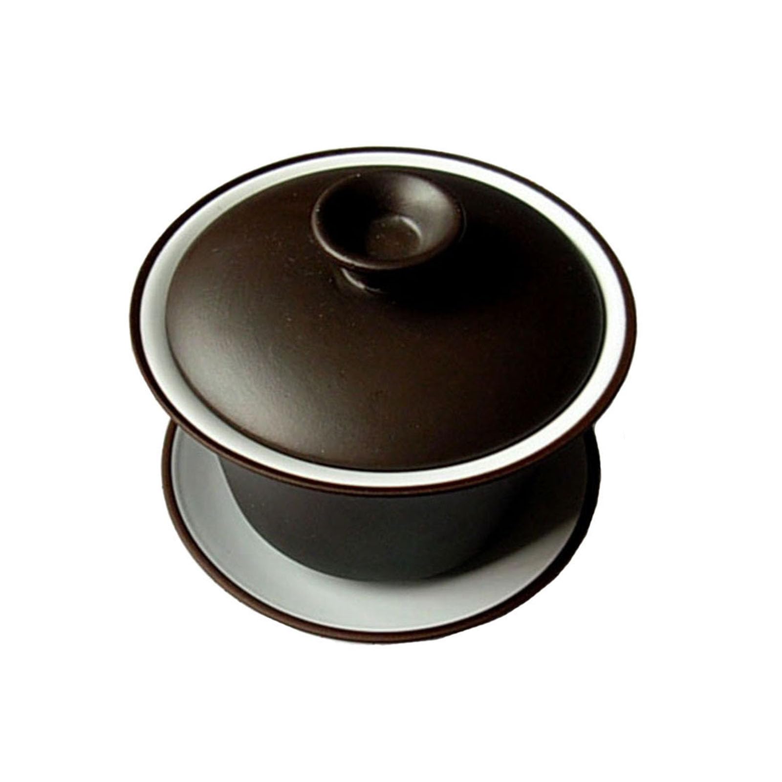 Teacup Kungfu tea bowl zisha red brown 4oz/120ml yixing cup (red) (black) …