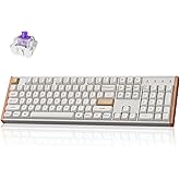 Keychron K10 HE Wireless Hall Effect Keyboard, Magnetic Switch Hot Swappable, Adjustable Actuation Rapid Trigger Mode with Al