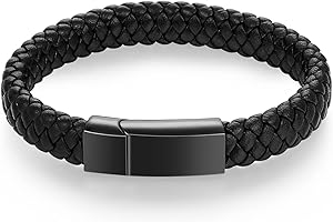 abooxiu Urn Bracelet for Ashes Cremation Bracelet for Ashes Stainless Steel Ash Bracelet for Men Women Memorial Ashes Holder Silver