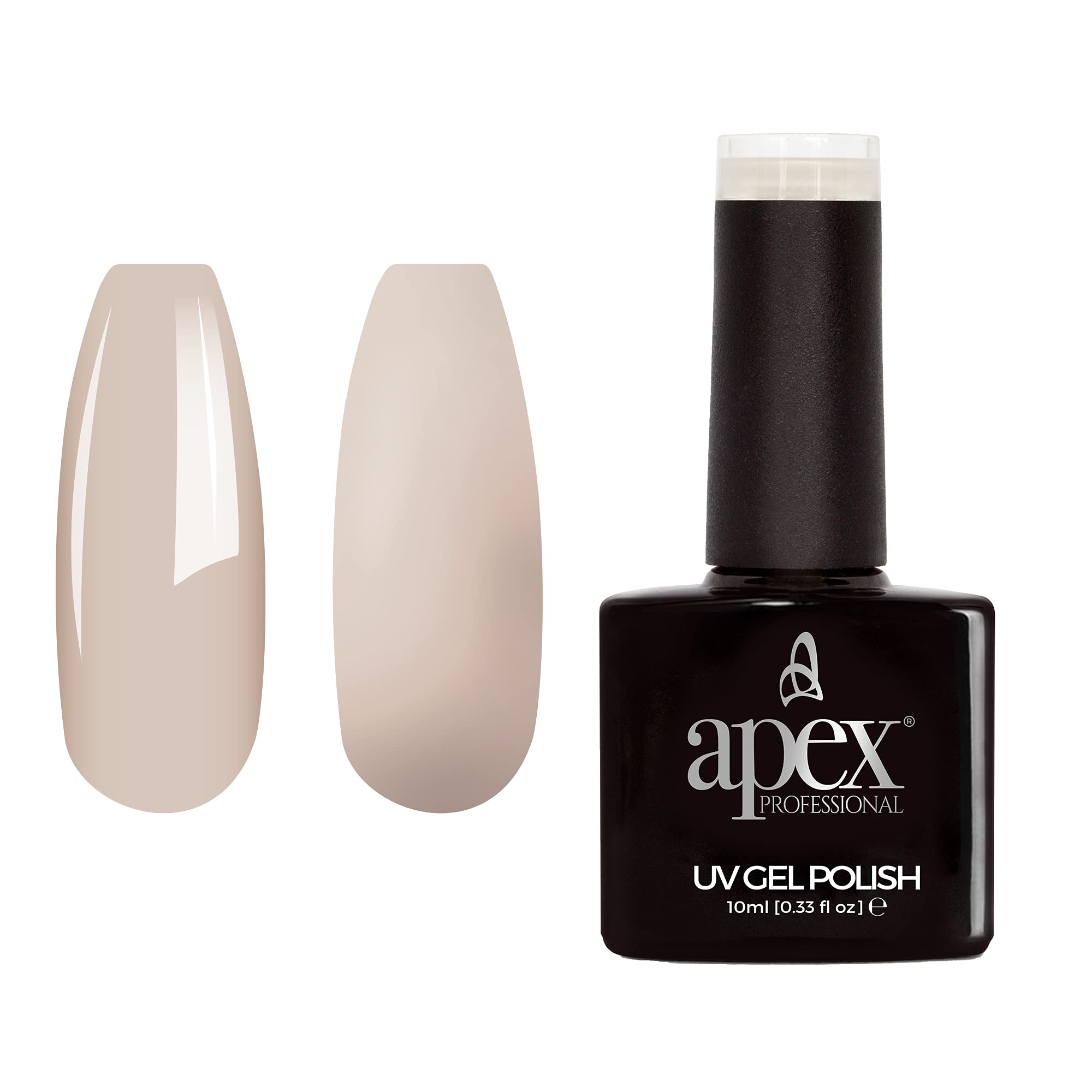 Apex® Professional Gel Nail Polish, Light Taupe [SC-008], Essentials Range, UV CFL/LED Soak-Off Gel Polish, 10ml