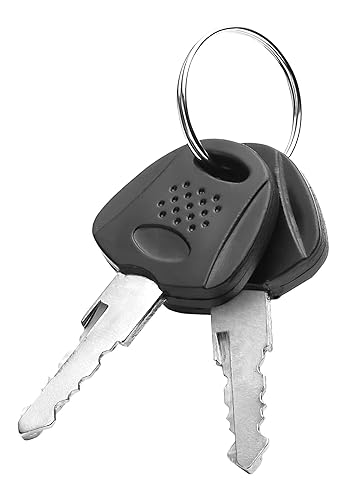 Schwinn Bike Key Lock in Braided Steel Cable, Keys Included,