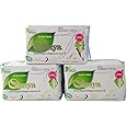 SHUYA Soft Cotton Pantilners for Women Wingless, Patented Active Oxygen and Anion Strip, Mint Herbal Scented, Size155mm -90Count(Pack of 3)