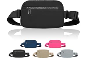 LLYWCM Fanny Packs for Women Men - Belt Bag - Fanny Pack Crossbody Bags - Over the Shoulder Fanny Pack with Adjustable Strap, Cross Body Fanny Pack (Black)