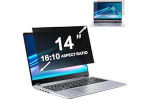 14 Inch Laptop Privacy Screen Filter for 16:10 Widescreen Laptop Privacy Screen 14 inch and Anti-Glare Screen Protector
