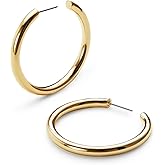 Ana Luisa Hoop Earrings for Women - 14K Gold Plated & Silver Rhodium Plated Assorted Earring Styles - Dainty, Small Gold Hoop Earrings - Hypoallergenic Tarnish-Free Jewelry