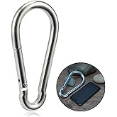 Big Carabiner Clip Heavy Duty Spring Snap Hook 6.3 Inch Steel Clip Link M1313x160mm