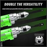 SWANLAKE 9PC Socket Adapter Set Hex Shank Impact Driver 1/4 3/8 1/2 Drill view 9