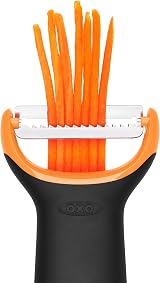 OXO Good Grips Julienne Prep Peeler – Stainless Steel Blades, Non-Slip view 2