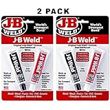 J-B Weld 8265S Original Steel Reinforced Epoxy Twin Pack - 2 oz (Pack of 2)
