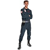 Disguise Adult Ghostbuster Engineer Costume, Deluxe Official Ghostbusters Frozen Empire Halloween Costume Jumpsuit
