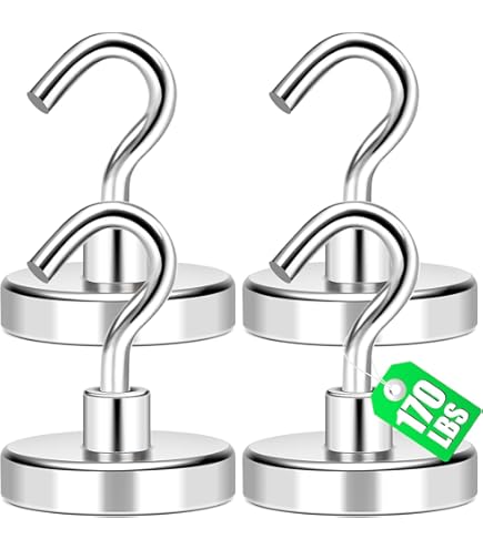 Crochets Magnétiques, 5 Kg, Aimant Extra Fort Avec Crochet Pour Koelkast, Crochet