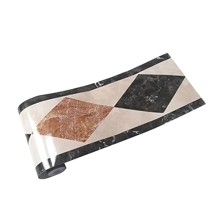 Phenovo European Ceramic Tile Line Stickers Diy Self-Adhesive Waterproof Floor Decals Home Hotel Shop Decoration - D, As Described