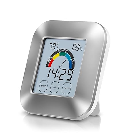 Amazon デジタル室内温度計湿度計湿度計モニタースクリーン フォト