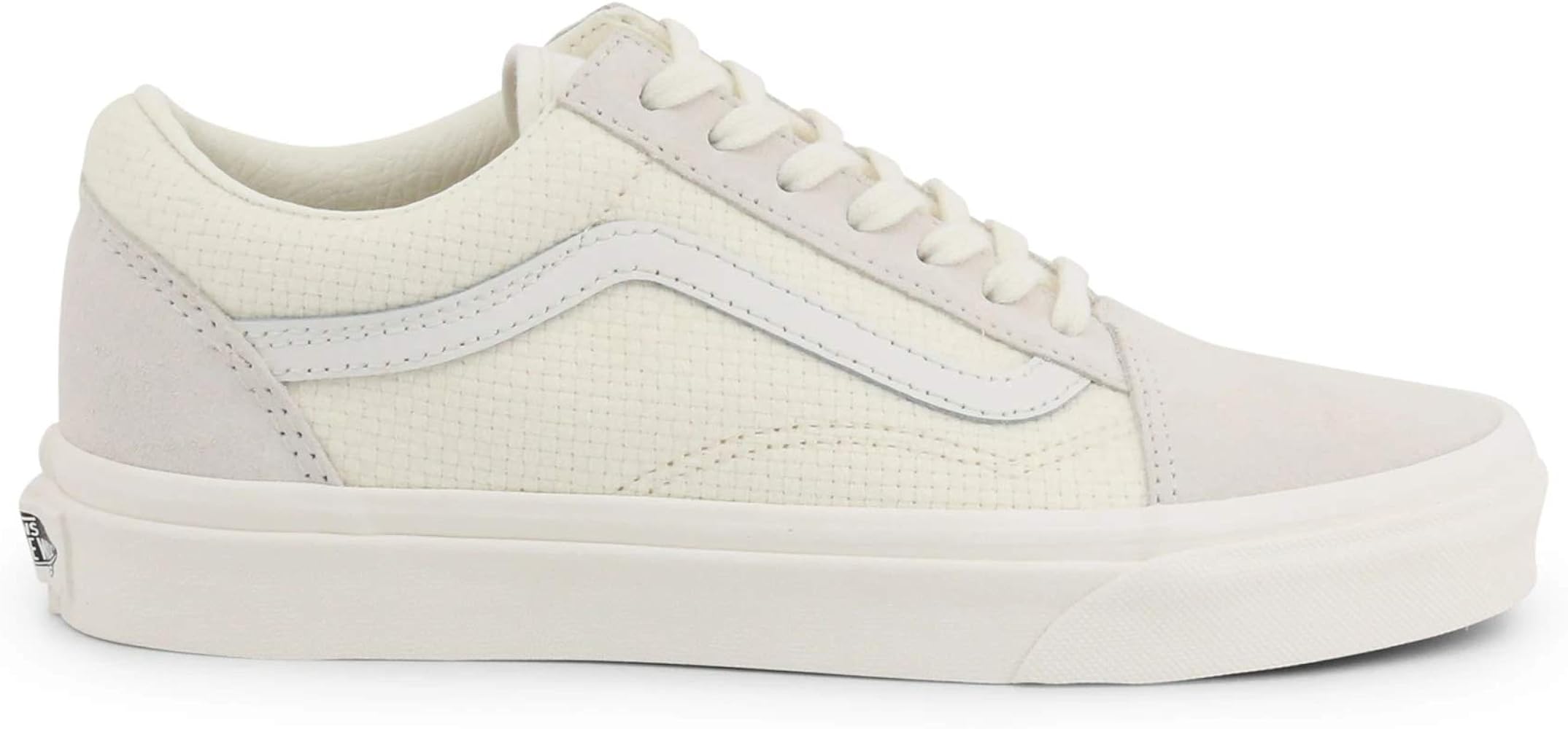 vans old skool total white