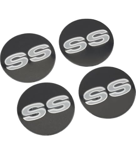 Spirit Of America Wheel Center Cap Sticker Decals – Set Of 4, 43mm (1-11/16 Inch) – Eagle Brand