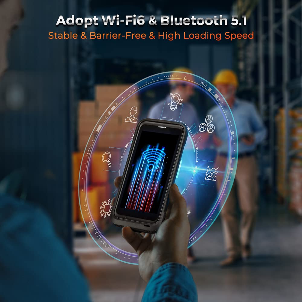 MUNBYN Android Barcode Scanner with Full Screen 5.5