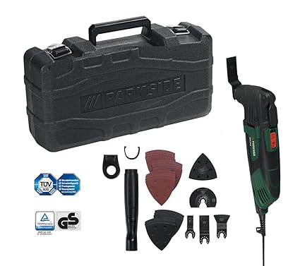 Multifunktionswerkzeug Funktionswerkzeug mit Koffer Inkl.Zubehör PMFW 310 C2