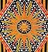 ModTradIndia - Celestial Sun Moon Stars Planet Tapestry, Indian Hippie Wall Hanging, Bohemian Bedspread, Mandala Cotton Dorm Decor Beach blanket