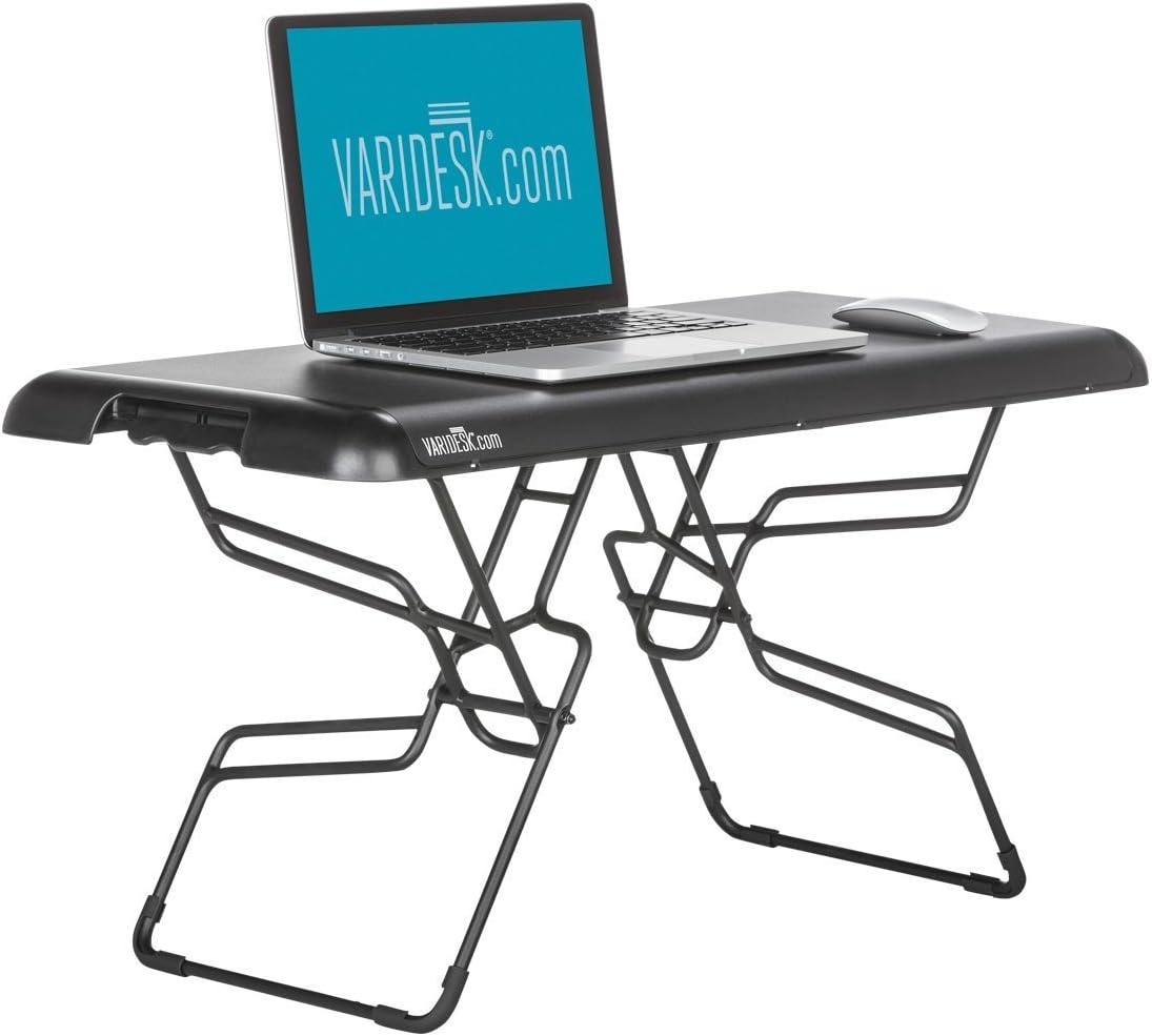 HeightAdjustable Standing Desk VARIDESK Soho Black Amazon.co.uk Electronics