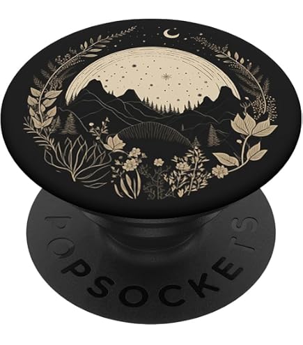 PopSocket Moon Lavender - Support Et Grip Smartphone, Design Lune Crescente, Top Interchangeable