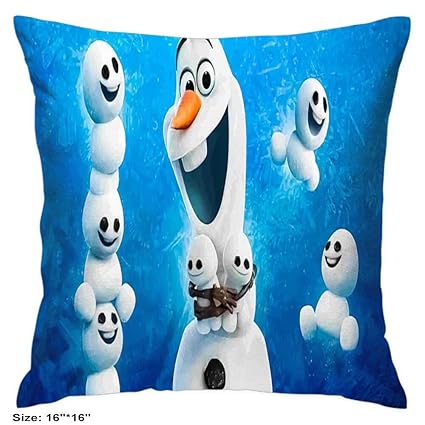 Amazon Com Disney Collection Pillow Covers With Olaf And The Kids