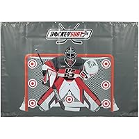 HockeyShot Extreme Shooting Tarp 2.0 - Heavy Duty Hockey Shooting Tarp for all Skill Levels, Garage & Wall Protection, Easy t
