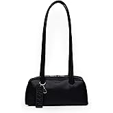 Small Recycled Leather Bowler Bag - Stone