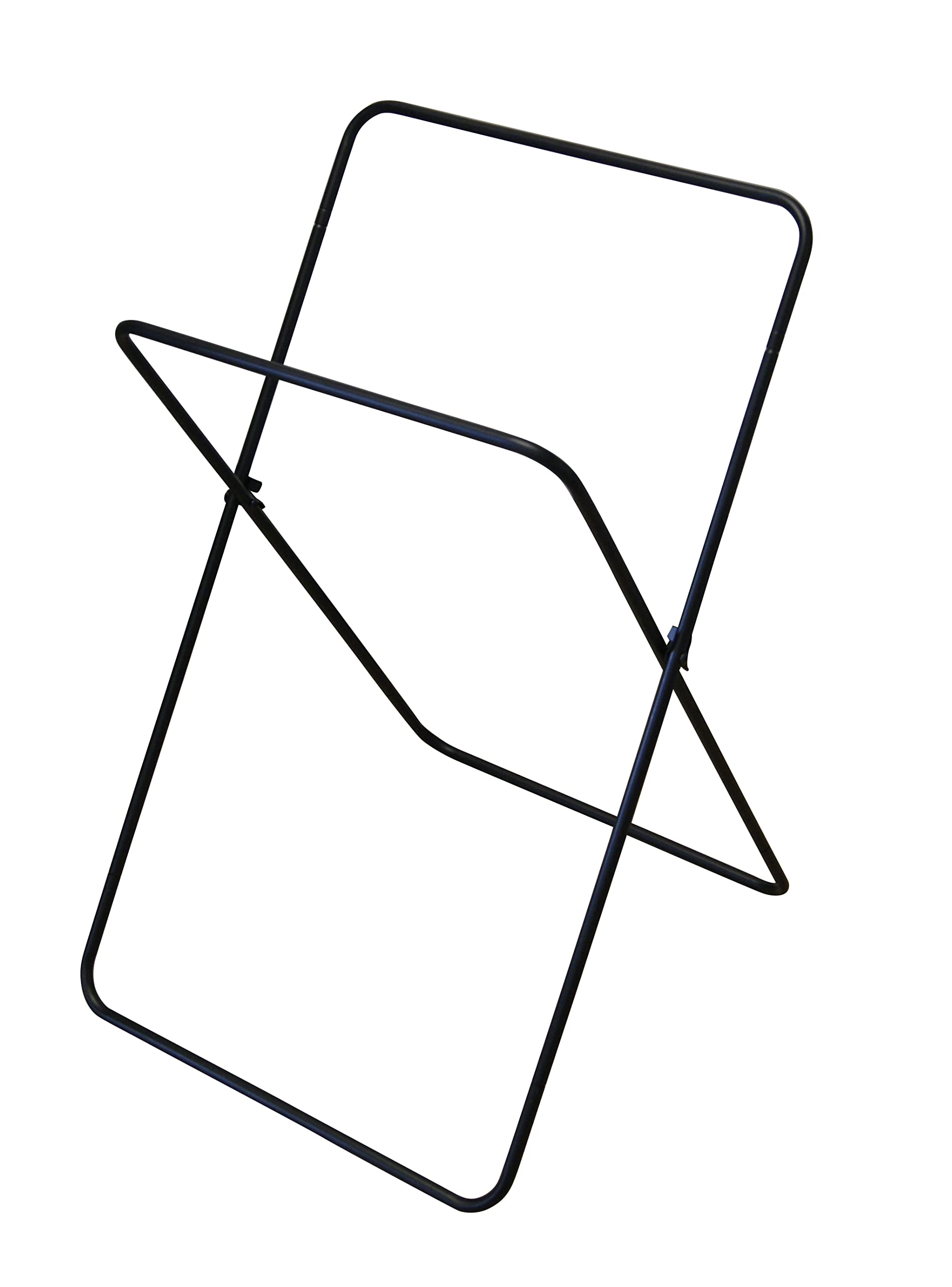 Box and Beyond Minimalist Metal Towel Rail with 2 Wardrobe Bars 85 x 45 x 37 cm