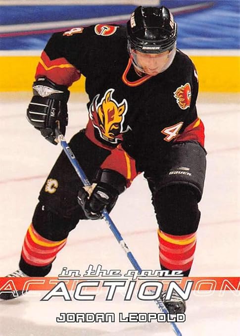 Amazon.com: 2003-04 In The Game Action Hockey #48 Jordan Leopold