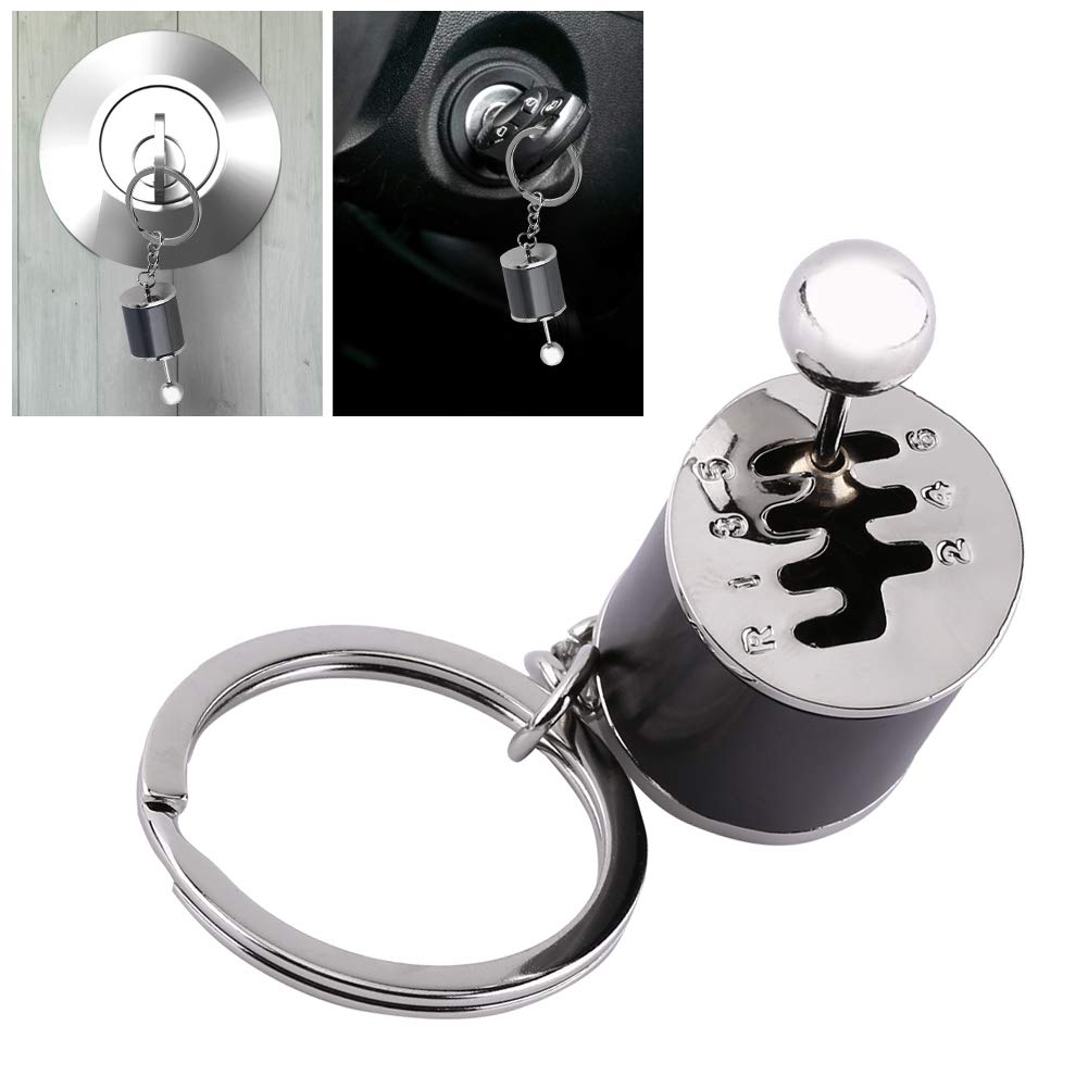 Car Shifter Keychain, Multicolor Creative Auto Gear Shifter Model Metal Alloy Key Ring for Car Lovers Metal Alloy Key Ring for Car Lovers Gift for Men Women