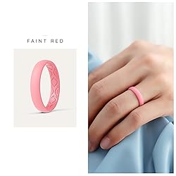 ThunderFit Women Breathable Silicone Promise Rings