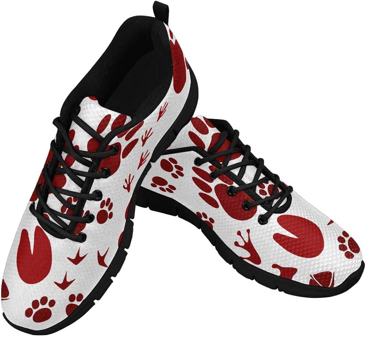 INTERESTPRINT Animal Footprint Track Women's Athletic