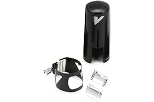 Vandoren Bass Clarinet Ligature Optimum with Plastic Cap Color: Black Finish