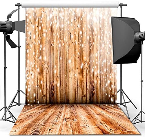 ANVOT Photography Backdrop, 5x7 ft Nostalgia Wood Floor Backdrop For Studio Props Photo Backdrop