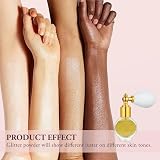 AOOWU Glitter Powder Spray Shiny Body Highlighter Gold Colorful view 5